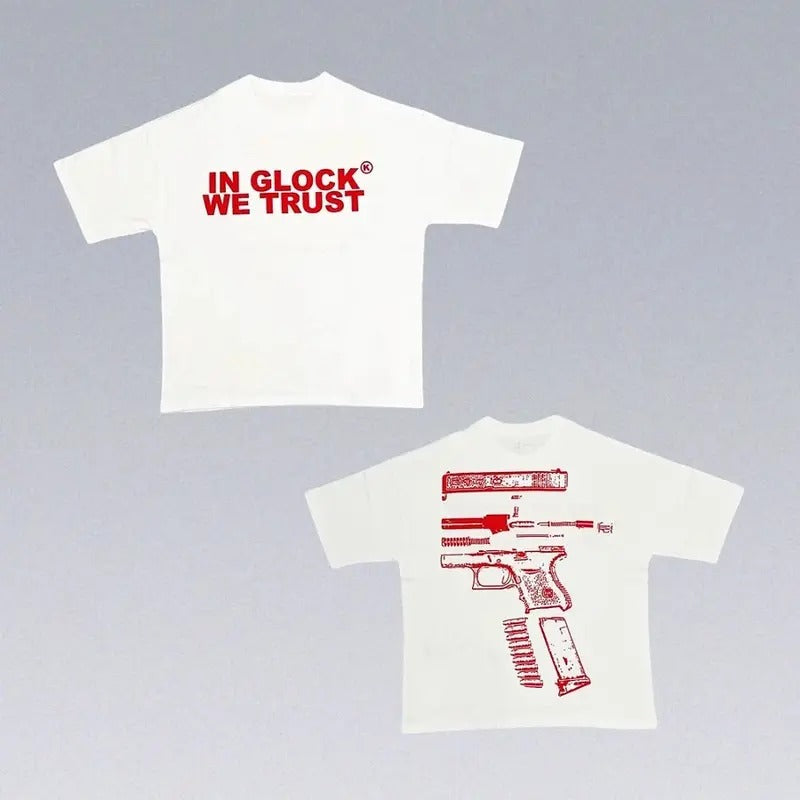 In Glock We Trust T-Shirt Hoodie, Sweatshirt | GrindPrints.com