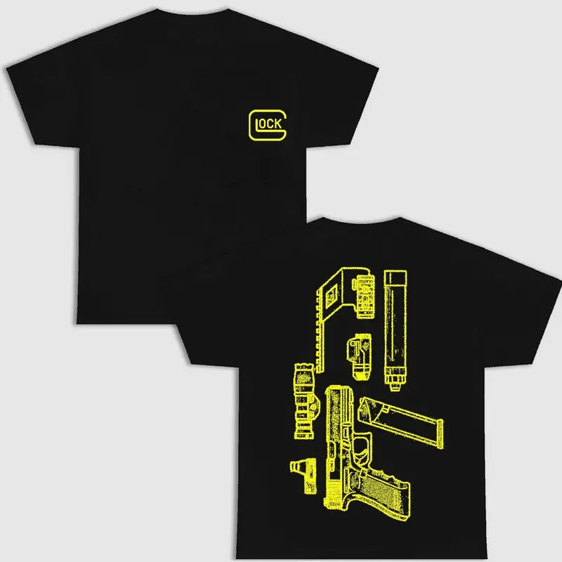 In Glock We Trust T-Shirt, Black Version, S to 4XL, Menswear Hoodie, Sweatshirt | GrindPrints.com