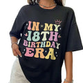 In My 18th Birthday Era T Shirt, Retro Girl Birthday Shirt, My Birthday Era Shirt, 18th Birthday Party Girl Shirt, Unisex...