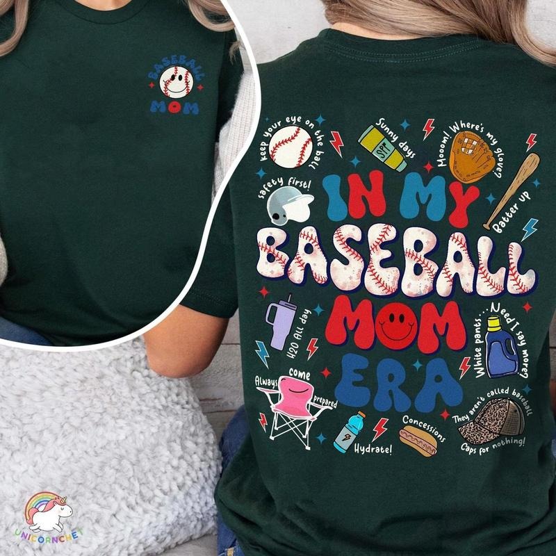 My Baseball Mom Era DRG Baseball Mama DRG Baseball Mom Game Day Baseball Team T-Shirts, Hoodie, Sweatshirt