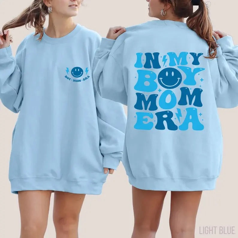 In My Boy Mom Era Sweatshirt, Boy Mom Club Sweater, Boy Mama Sweatshirt, Mother's Day Gifts T-Shirts, Hoodie