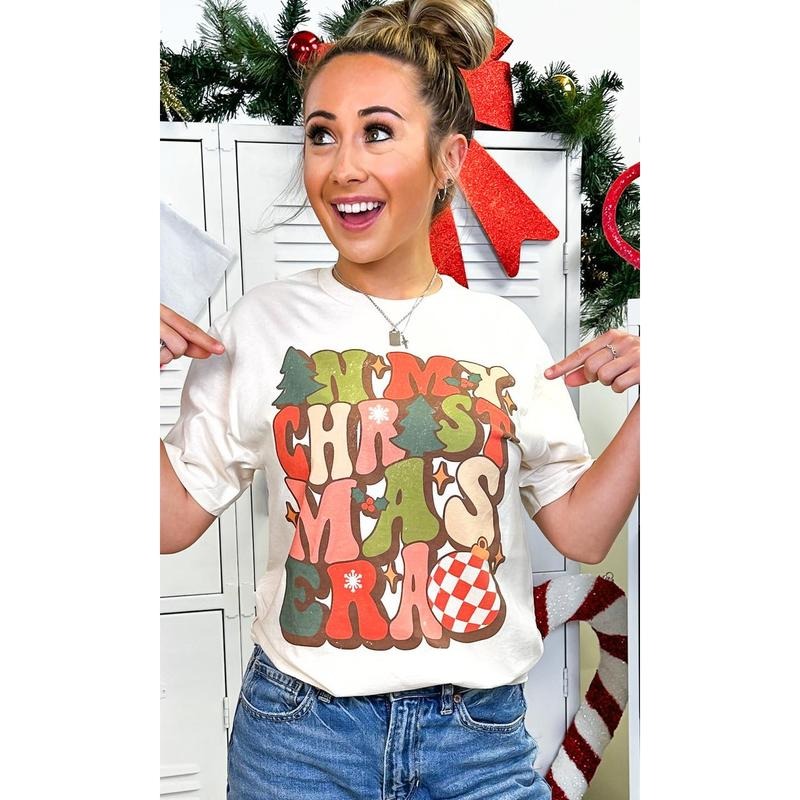 In My Christmas Era Graphic T-Shirt Hoodie, Sweatshirt | GrindPrints.com