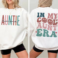 In My Cool Aunt Era Sweatshirt, Custom In My Aunt Sweater, Funny Auntie Sweater, Gift For Aunt Sweatshirt T-Shirts, Hoodie