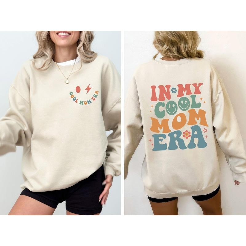 In My Cool Mom Era, Mother's Day Sweatshirt T-Shirts, Hoodie | GrindPrints.com