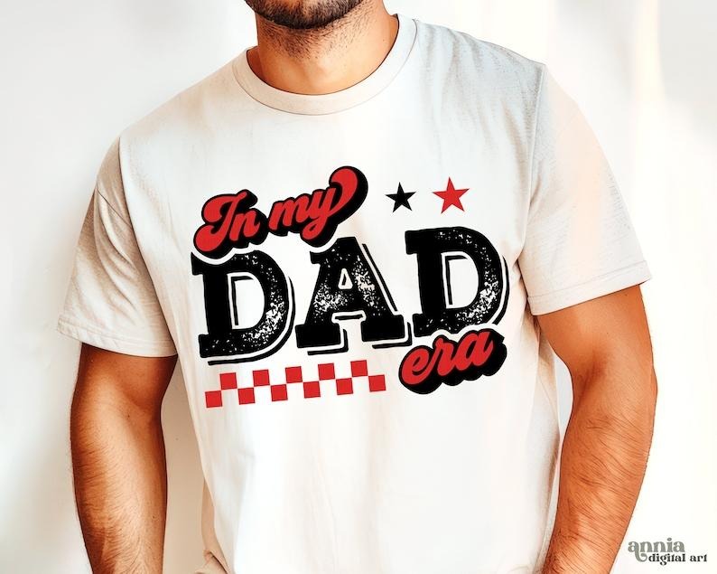 In My Dad Era T Shirt Hoodie Sweater, Father's Day Shirt, Daddy Varsity Shirt, Retro Fathers, Gift For Husband Sweatshirt