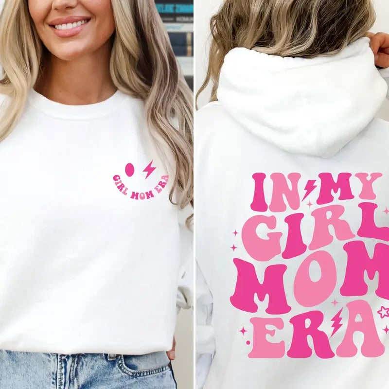 My Girl Mom Era Girl Mama Shirt Girl Mom Club Girl Mom Shirt New Mom Gender Shirt Girl T-Shirts, Hoodie, Sweatshirt