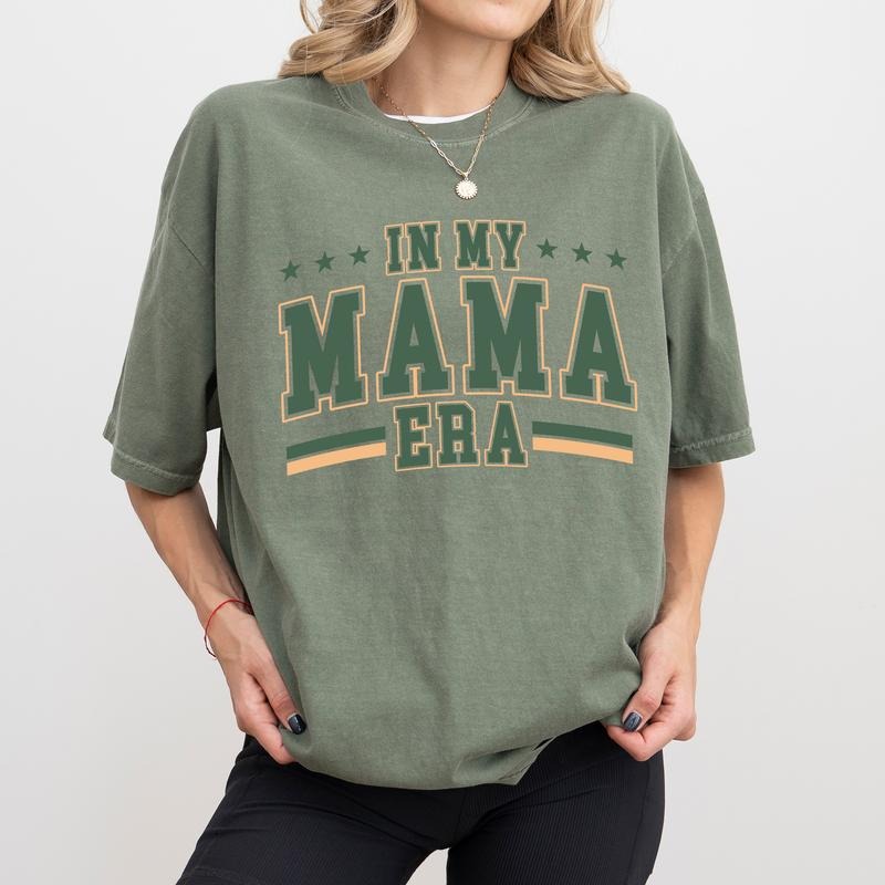 In My Mama Era Comfort Colors Shirt, Mama Unisex Graphic Tee, New Mom Apparel Gift Shirt, Mothers Day Clothing Hoodie,...