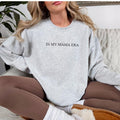 In My Mama Era T-Shirt, Mama Sweatshirt, Mom Sweatshirt, Mother's Day Sweatshirt. Mother's Day Gift, Mom Gift EMB Hoodie