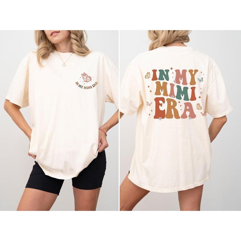 In My Mimi Era, Grandma, Nana, Mom Era, Mother's Day, Tshirt, Women's Crew Neck, Crewneck Hoodie, Sweatshirt