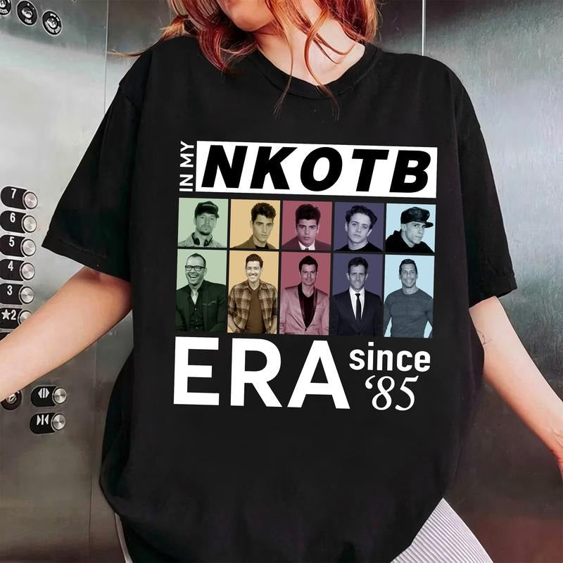In My New Kids On The Block Era Tshirt, New Kids On The Block Shirt, Nkotb Tshirt, Nkotb Fan Gift, Band Boys Era Tshirt,...