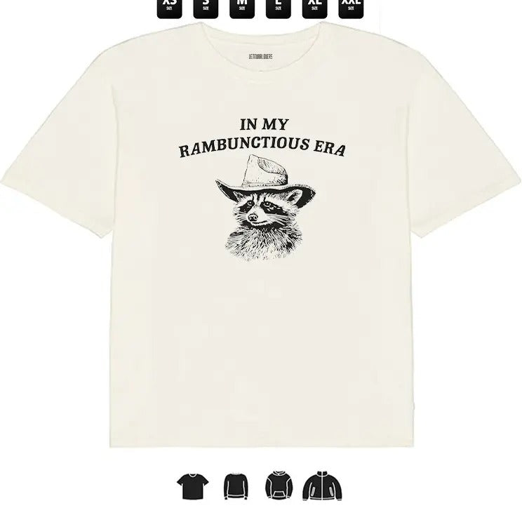 In My Rambunctious Era - Unisex Heavy Taped neck T-Shirt, Gifts Hoodie, Sweatshirt | GrindPrints.com