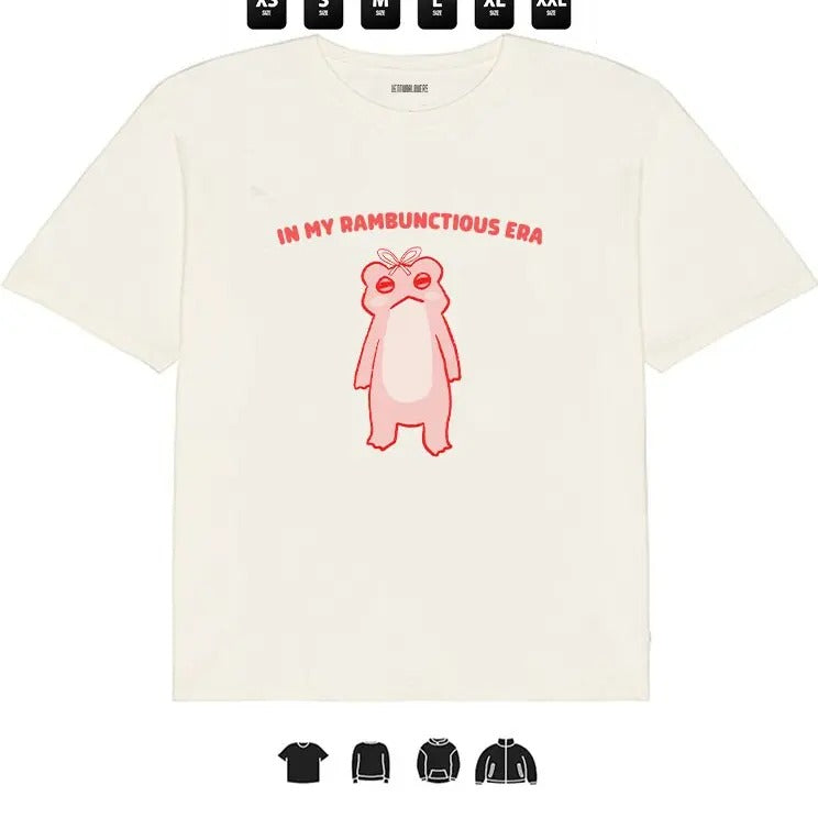 In My Rambunctious Era Funny Frogl Unisex T-Shirt, Gifts Hoodie, Sweatshirt | GrindPrints.com
