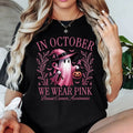 In October We wear pink Spooky Version Comfort Colors unisex Tshirt Hoodie, Sweatshirt | GrindPrints.com