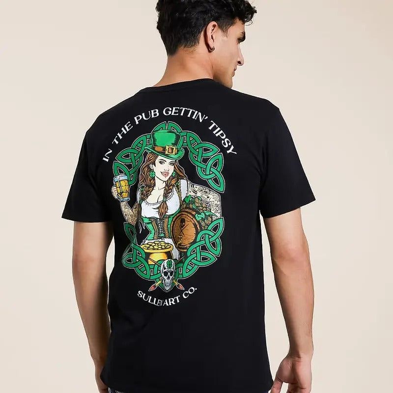 In The Pub T-Shirt Cotton Crewneck Hoodie, Sweatshirt | GrindPrints.com
