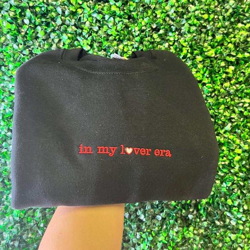 In my lover era embroidered sweater T-Shirts, Hoodie, Sweatshirt | GrindPrints.com