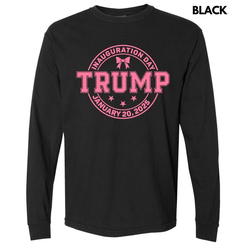 Inauguration Day Long Sleeve Comfort Colors T-Shirt 'NLB' Hoodie, Sweatshirt | GrindPrints.com