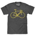 Infinity Sign Bicycle T-Shirt - Gray Hoodie, Sweatshirt | GrindPrints.com