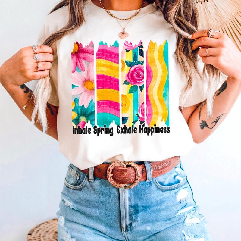 Inhale Spring DTF Transfers - THIS IS NOT A SHIRTstyle{n002}2 T-Shirts, Hoodie, Sweatshirt | GrindPrints.com