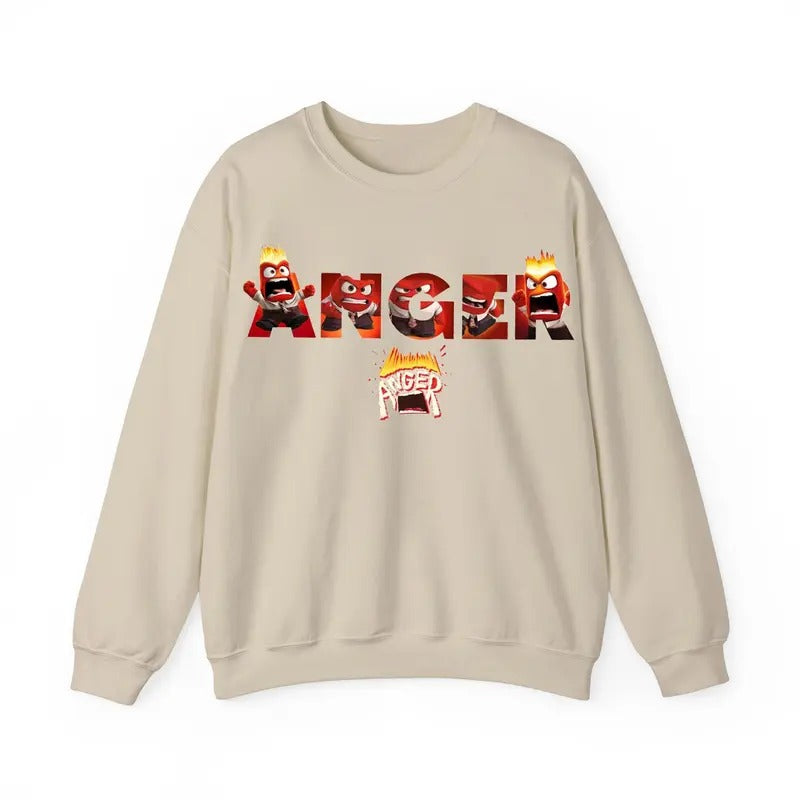 Inside Out 2 Movie Shirt Inside Out Shirt Inside Out Feelings Inside Out Feeling Shirt Anger Shirt Emotional Support Shirt Feelings Shirt Inside Out 2shirt Anger Emotions Shirt T-Shirts, Hoodie, Sweatshirt