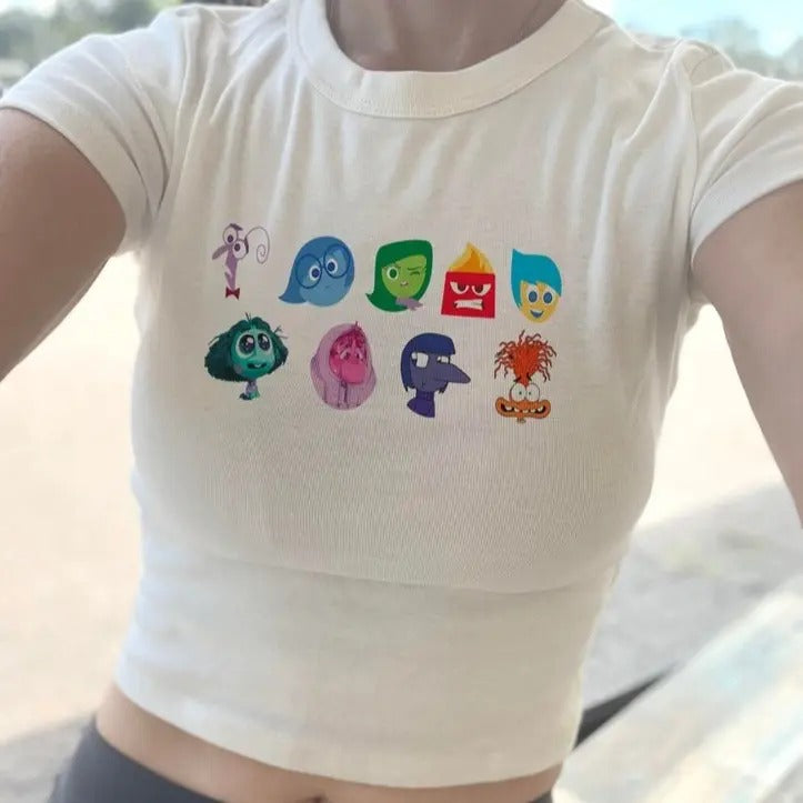 Inside Out Crop Tank, Riley Feelings Joy Baby Tee, Sadness Crop, Mental Health movie, Feelings Womens Tee Hoodie, Sweatshirt
