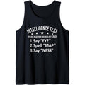 Intelligence Test Adult Humor Funny Sarcasm Graphic Tank Top Made in USA T-Shirts, Hoodie, Sweatshirt | GrindPrints.com