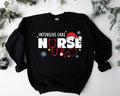 Intensive Care Nurse Sweatshirt, ICU Christmas Hoodie, Nurse Christmas Gift Sweater, Nursing Student Holiday Outfit,...
