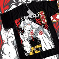Inuyasha Sesshomaru T-shirt Red Moon Inu Yasha Girl Anime Manga Gifts All Size Hoodie, Sweatshirt | GrindPrints.com