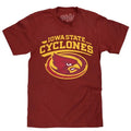 Iowa State Cyclones Cardinal T-Shirt - Red Hoodie, Sweatshirt | GrindPrints.com
