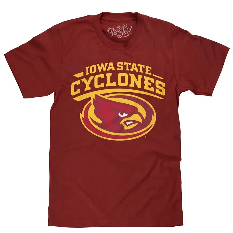 Iowa State Cyclones Cardinal T-Shirt - Red Hoodie, Sweatshirt | GrindPrints.com