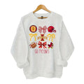 Iowa State Cyclones Coquette Football Sweatshirt  Menswear Tops Classic Cotton Hoodie Polyester Spandex Sport Soft...