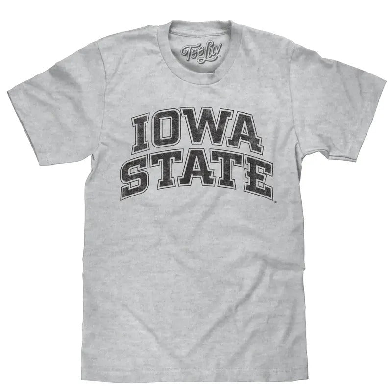 Iowa State University T-Shirt - Gray Hoodie, Sweatshirt | GrindPrints.com
