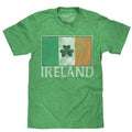 Ireland Flag with Shamrock T-Shirt - Green Hoodie, Sweatshirt | GrindPrints.com