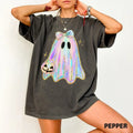 Iridescent Ghost Halloween Shirt Cute Disco Ghost Shirt Glitter Ghost Adorable Ghost Shirt Halloween Shirt Halloween T-Shirts, Hoodie, Sweatshirt