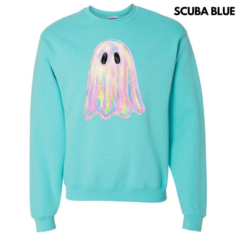 Iridescent Shimmer Ghost Sweatshirt 'NLB' T-Shirts, Hoodie | GrindPrints.com
