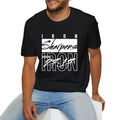 Iron Sharpens T-Shirt Pure Cotton Casual Style Crew Neck Short Sleeve T-Shirt Tops Trendy for Unisex Hoodie, Sweatshirt