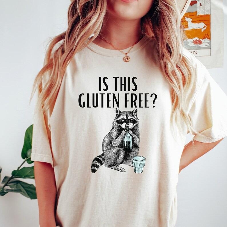 Is This Gluten Free Gluten Free Gifts Gluten tshirt Celiacs Disease Tummy Problems Food Allergies IBS Gifts Gluten Free...