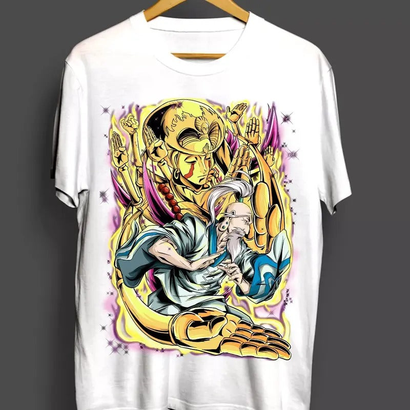 Isaac Netero T-Shirt Hunter x Hunter Manga Strip Anime Japanese Shirt All Size Hoodie, Sweatshirt | GrindPrints.com