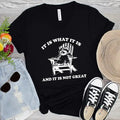 It Is What It Is And It Is Not Great Shirt, Raccoon Meme Shirt, Funny Shirt, Mental Health Shirt, Animal Gift Hoodie,...