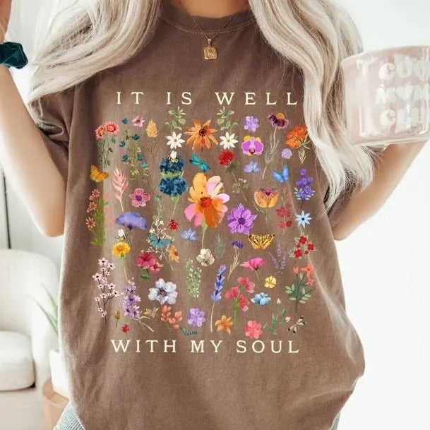 It is Well With My Soul DTF Transfers - THIS IS NOT A SHIRT Hoodie, Sweatshirt | GrindPrints.com