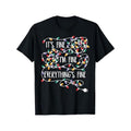 It's Fine I'm Fine Everything Is Fine Christmas Lights T-Shirt, 100% Cotton, Gifts for Men Dad Husband Grandpa, S-XXXL,...