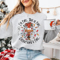It's Fine This Is Fine Everything Is Fine Christmas Light Sweatshirt, Christmas Lights Sweater, Xmas Funny Gift T-Shirts,...