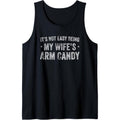 It's Not Easy Being My Wife's Arm Candy Retro Funny Husband Tank Top made in usa T-Shirts, Hoodie, Sweatshirt