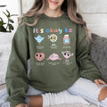 It's Ok To, Retro, Positivity, Kindness, Mental Health, Sweatshirt T-Shirts, Hoodie | GrindPrints.com