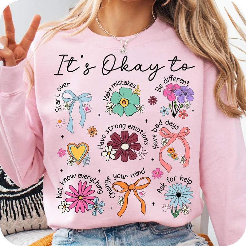 It's Okay Coquette Collage DTF Transfers - THIS IS NOT A SHIRT Hoodie, Sweatshirt | GrindPrints.com