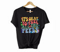 It's Okay To Feel All The Feels Shirt,  Mental Health Matter Shirt, Emotional support shirt, Feelings shirt, Inside Out...