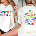 It's Okay To Feel All The Feels Shirt, Mental Health Shirt, Inclusion Shirt, Speech Therapy Shirt, Bcba Shirt, Para...