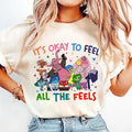 It's Okay To Feel All The Feels Shirt, Mental Health T-Shirt, Inclusion Sweatshirt, Speech Therapy Shirt, BCBA Shirt,...