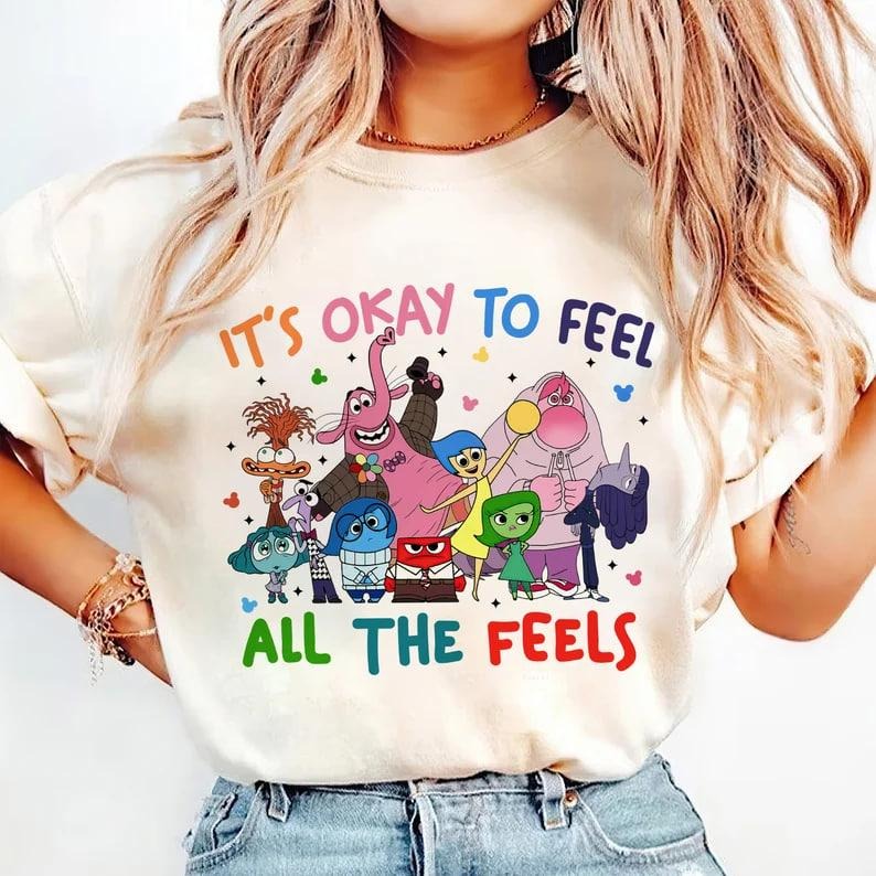 It's Okay To Feel All The Feels Shirt, Mental Health T-Shirt, Inclusion Sweatshirt, Speech Therapy Shirt, BCBA Shirt,...