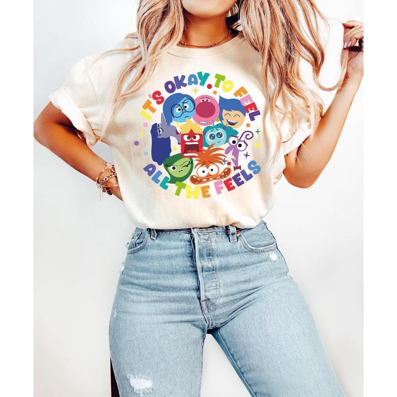 'S Okay Feel All Feels Therapy Teacher Shirt Teacher T-Shirts, Hoodie, Sweatshirt