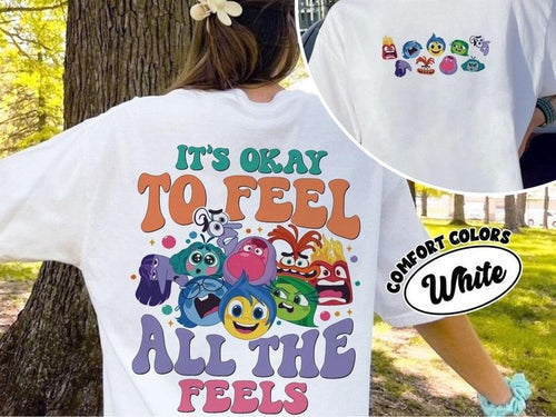 It's Okay To Feel All The Feels Youth Shirt, Inside Out Movie Shirt Hoodie, Sweatshirt | GrindPrints.com